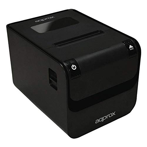 Impresora DE Tickets TÉRMICA Approx APPPOS80AMUSE Negra 250MM/S 203DPI Papel 80MM AUTOCORTE/Corte Manual USB / RJ45 / RS232...