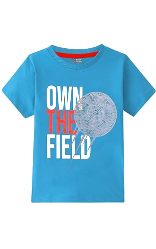 Image of Lush Plush Boys High GSM Cotton Half Sleeve Printed Cotton T-Shirt