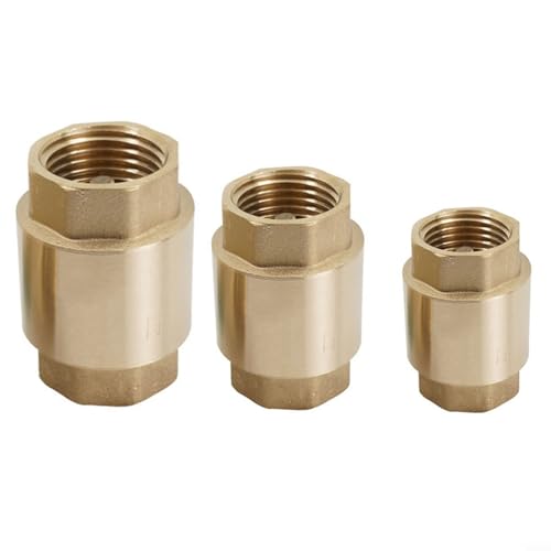 Valvole di non ritorno con base in metallo, controllo del flusso d'acqua per irrigazione , giardino, stagno, piscina (1/2)