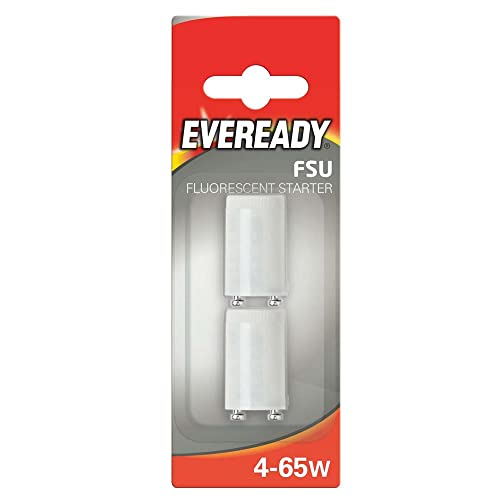 Eveready Fluorescent Tube Light Starter 4-65W single Pack Cool White 350 Lumens 65W 1 Count
