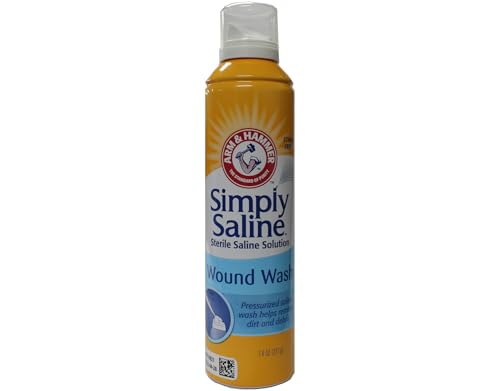 Arm & Hammer Simply Saline Wound Wash, 7.4 Ounce (211 Gram)