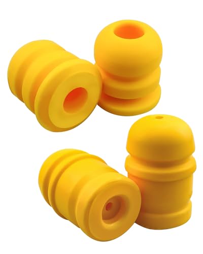 Image of 4Pcs Front and Rear Bump Stops Fit for Jeep Wrangler JK JKU 2007-2018 | Axle Jounce Bumpers Replace 52060428AB 52060423AB