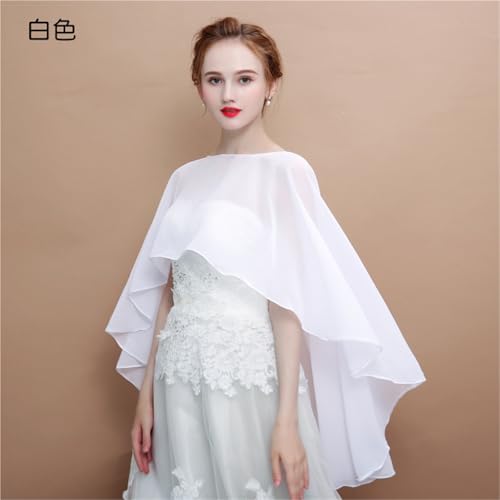 Pull cape en mousseline rose rouge pour femmes