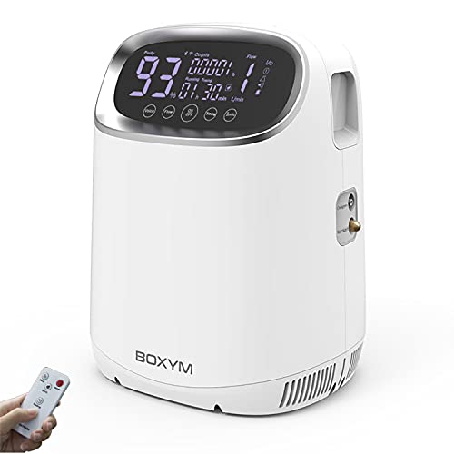 Huapa Concentrador de Oxígeno, Máquina Integrada de Generación y Atomización de Oxígeno, Máquina de Oxígeno Portátil Ajustable para Uso Doméstico y Viaje (1L) Huapa Concentrador de Oxígeno, Máquina Integrada de Generación y Atomización de Oxígeno, Máquina de Oxígeno Portátil Ajustable para Uso Doméstico y Viaje (1L)