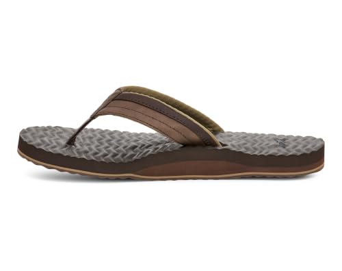 Image of Sanuk Mens Ziggy Plush | Flip Flops for Men | Mens Sandals | Beach Sandals | Supportive & Lightweight | Comfort Footbed