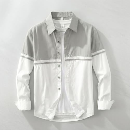 Image of Afflatus Men's Stylish Cotton Casual Shirt | Full Sleeve Button-Down Shirt | Comfortable Breathable Fabric | Perfect for Casual Office and Outing Wear