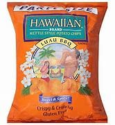 (Pack of 2) Hawaiian Luau BBQ kettle chips 13 Oz