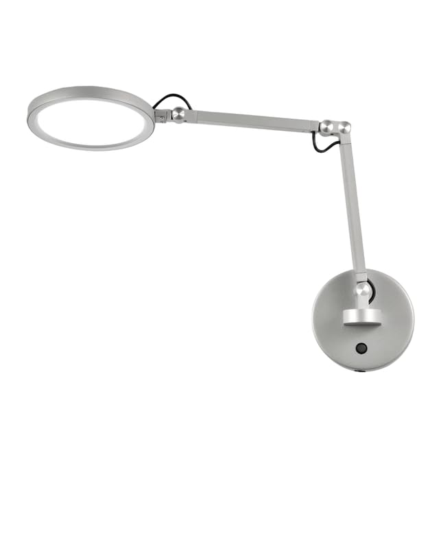 Applique murale ronde Regina LED 9W CCT variable en aluminium noir