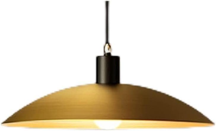 Plafond pendant lumière LED suspension unitaire or pour porche