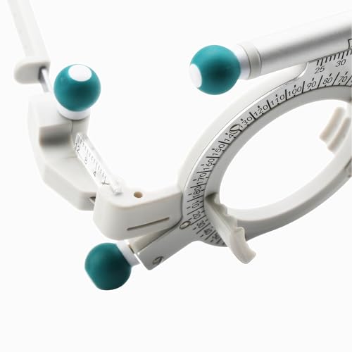 Image of BestParts Professional Optical Trial Lens Frame Eye Optometry Test,50g | Ultralight Titanium Universal Adjustable Optometry Optician Trial Lens PD 48-80MM,for Hospital Clinic School Optical Store