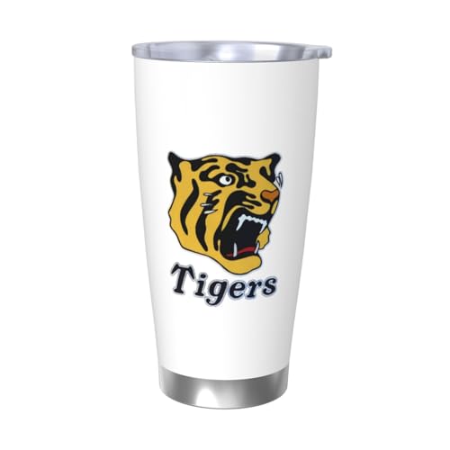 阪神タイガース 水筒 真空断熱ケータイマグ 600ml ステンレスボトル 車用 直飲み 保温 保冷 フタ付きコーヒーカップ アウトドア 車のネイブに最適 スポーツタイプ ステンレスクールボトル 軽量 隔? 水筒 男の子 女の子