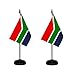 South Africa Flags South African Small Mini Desk Flags Set Small Mini South Africa Flags Table Flag with 13