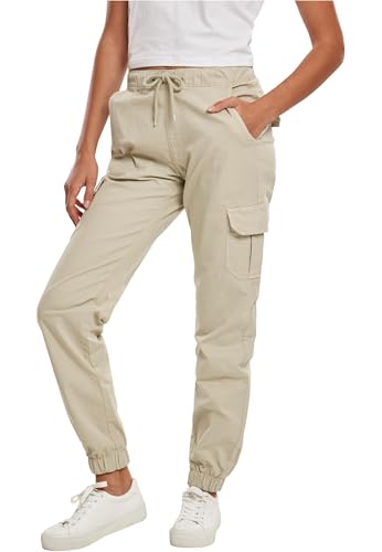 Urban Classics Damen High Waist Cargo Jogging Pants – Jogginghose im...