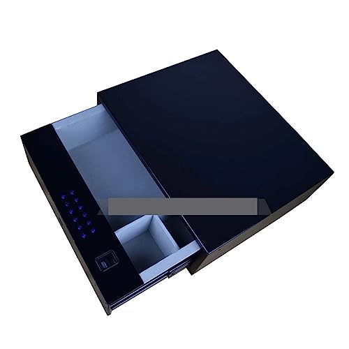 Sejfy ścienne, Inteligentna szafka na dokumenty Szuflada do przechowywania Cyfrowy odcisk palca Hotel Domowy elektroniczny metalowy sejf(560x400x150)