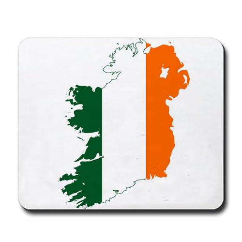 Tapis de souris motif drapeau de l'Irlande 240 x 200 x 4 mm Couleur : Irlande