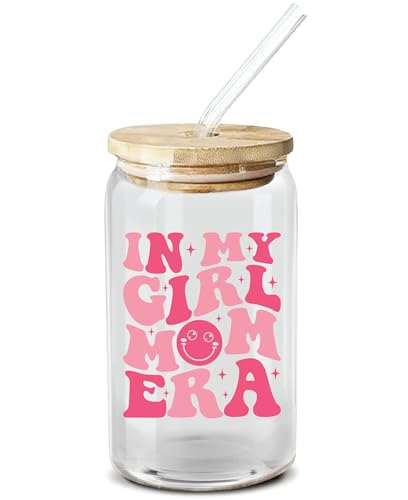 Image of NewEleven Christmas Gifts For Girl Mom - Gift For A Mom Of Girls, Pregnant Moms, Expecting Moms, Mama, Mother To Be, Mommy To Be, First Time Mommy - 16 Oz Coffee Glass