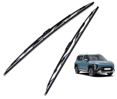 Image of Auto Hub Car Wiper Blade Compatibility with Kia Syros Windshield Car Wiper Blade Size D-22,P-22