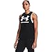 Under Armour Women's Live Sportstyle Graphic Tank, (001) Black / / White, XX-Large