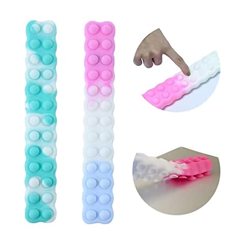 Pop Up Bubble Fidget Toy, Fidget Toys for Kids Adults, Bubble Popper Fidget Toy Stress Anxiety Relief Toys for ADHD Autism Special Needs, Fidget Stress Reliever Toys (A) Cover