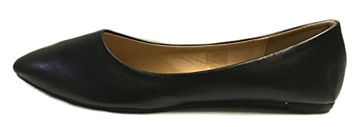 Image of Shoes 18 Womens Faux Suede Rhinestone Ballerina Ballet Flats Shoes