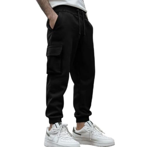 Image of Nobero Joggers for Men | Trackpants for Men | Regular Fit | Elasticated Waist with Drawcord | Soft & Breathable Fabric | Casual Everyday Wear