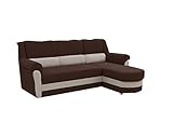 Funktionales und bequemes Ecksofa mit Schlaffunktion und Bettkasten