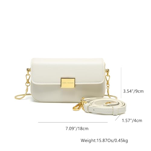 Image of Women's chain crossbody small square bag, fashionable designer mini shoulder bag, women's mobile wallet