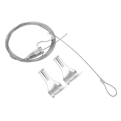 Image of 2sets Sturdy Picture Hanging Wire Ropes Wire Kit Easy to Install for Decor