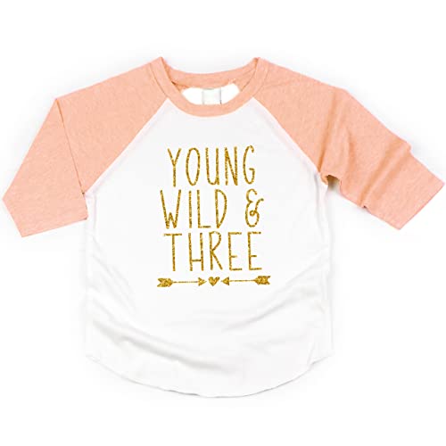 Bump and Beyond Designs 3 Year Old Birthday Shirt Girl Third Birthday Outfit