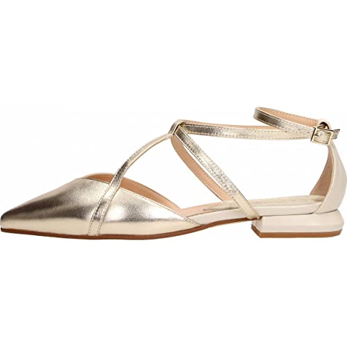 Ballerine en cuir souple CafèNoir C1ED4370 : fini les pieds fatigués avec la boucle réglable