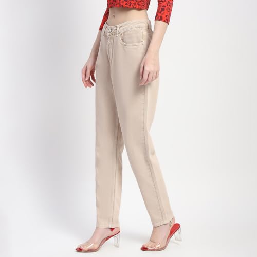 Image of Madame Straight Fit Cotton Denim