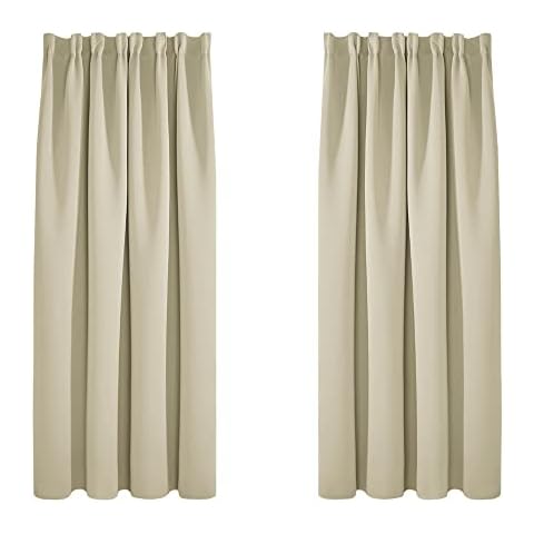 Deconovo Super Soft Thermal Insulated Blackout Curtains Cover
