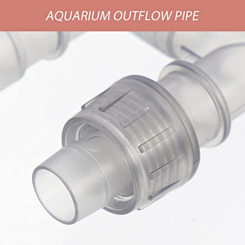 POPETPOP Aquarium 2 Sets Plumbing Fittings Fish Accessories for Tank Intake and Outflow Tube Canister Filter for Aquarium Water Water Tubing Aquatainer Fish Tank Component Abs - Image 4
