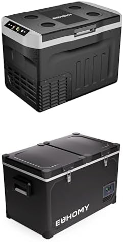 EUHOMY 12 Volt 32QT and 69QT Portable Electric Coolers, Fridge Freezer for Camping Travel Truck Home