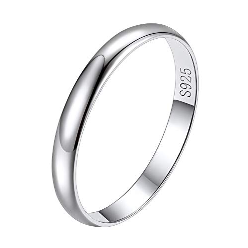 【MATERIALE】 Anello realizzato in argento sterling 925 vero senza nichel, non far annerire col tempo e non causa allergia, un materiale fa bene alla pelle, e resistente all’uso per lungo tempo.