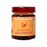 Redbloom Gut-Healthy Chili Crisp - Organic Chili Oil, No Seed Oils, Low-Fodmap, Vegan, Crunchy Hot Sauce, Good on Everything, 6oz (Pack of 1) - Mild Umami
