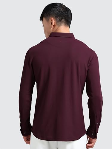 Image of STELLERS Men's Premium Full Sleeve Shirt | Feather Touch Feel| Regular Fit| Odour Resistant| Anti-Static| Wrinkle Free| Quick Dry | Stretchable| Lightweight| Sweat-Proof