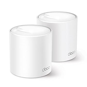 TP-Link Deco X50 (2 pacotes) Sistema WiFi de 6 meses de malha para toda a casa, AX3000, até 2402 Mbps, roaming contínuo, cobertura até 4,500 pés quadrados, Deco X50 (pacote de 2 unidades)