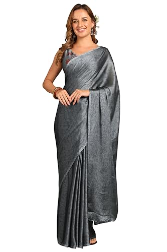 Image of MIRCHI FASHION Women Saree | Chiffon Batik Printed Breathable Regular Use Sari with Blouse