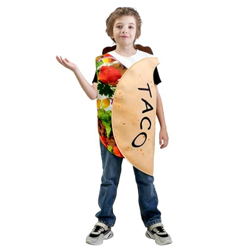 Disfraz de taco para niños divertido para Halloween