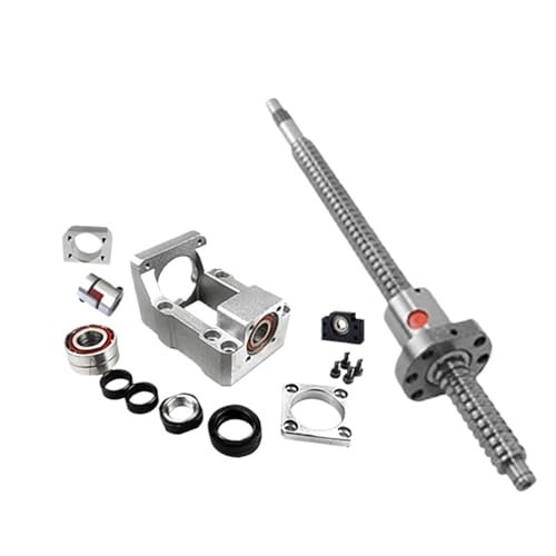 Metal Ball Screw nut end Processing 1pcs Ball Screw SFU1605 End Support BKBF12+HM12-57 C5 Aluminum for Nema23 Stepper Motor+DSG16H Nut Housing+XB25*30-8 * 10 Coupling(700mm)