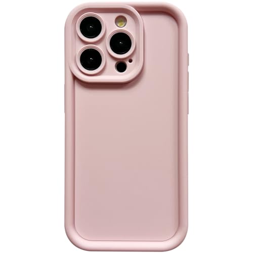 Image of Puxicu Slim Case for iPhone 14 Pro Max, Enhanced Camera Protection, Shockproof Skin-Friendly Touch Soft Case Cover for iPhone 14 Pro Max Phone 6.7 inch, Light Pink
