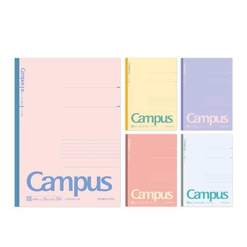 Cuadernos de composición KOKUYO con pauta de puntos de 6 mm que evita el traspaso de tinta en apuntes