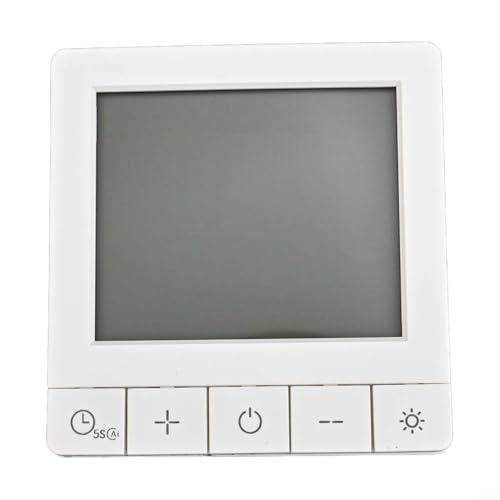 Oniissy Termostato digital inteligente WiFi programable controlador de temperatura con pantalla LCD para sistema de calefacción casero (3A)