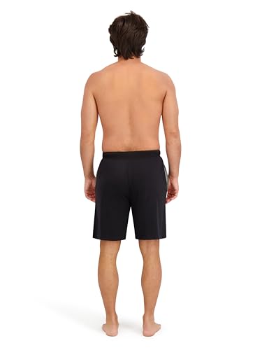 Hanes Men's Pajama Shorts - 2 Pack Cotton Loungewear, 7.5" Inseam, Drawstring and Pockets, Heather Grey/Black, Medium - image 9