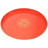 Toyvian Bandeja Redonda para Bodas Diseño Cristal Acrílico Borde Dorado Plato para Banquetes y Servir Té Soporte Decorativo Multifuncional para Joyería y Frutas Adecuado para