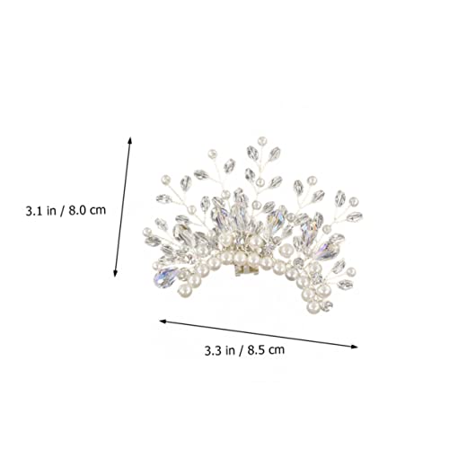 Clips à chaussures en perles d'imitation et strass accessoires chics de mariage - 7