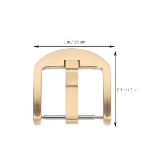 Hebilla para correa de reloj duradera en cobre sólido con un acabado decorativo premium 2