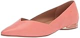 Naturalizer Womens Havana Pointed Toe Slip On Dress Ballet Flat,Coral Peach Pebble,6W
