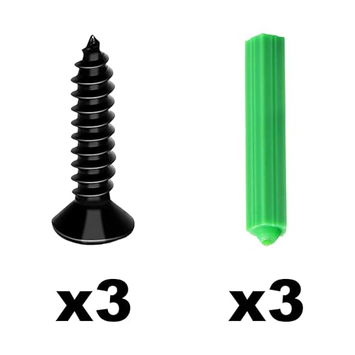 SROCHN Wandhalterung Fahrradträger, Kugelkopf Fahrrad-Heckträger Wandhalterung mit Schrauben und Kunststoff-Spreizdübel (Grau)